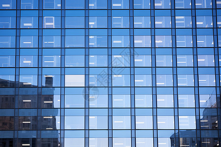 用玻璃建设而成的大楼背景图片