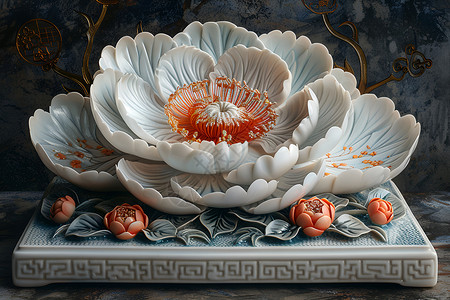 中国传统纹饰中国传统花卉插画