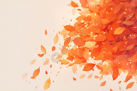 彩色的叶子背景背景图片