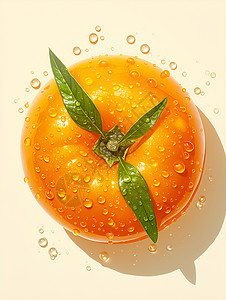 美味的柿子背景图片
