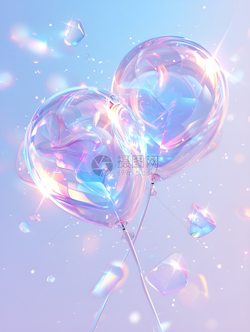 霓虹幻境气球图片