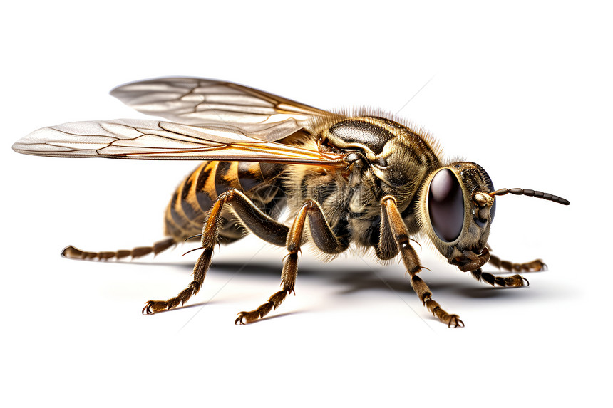 一只蜜蜂图片