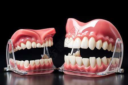 医学模型牙齿模型背景