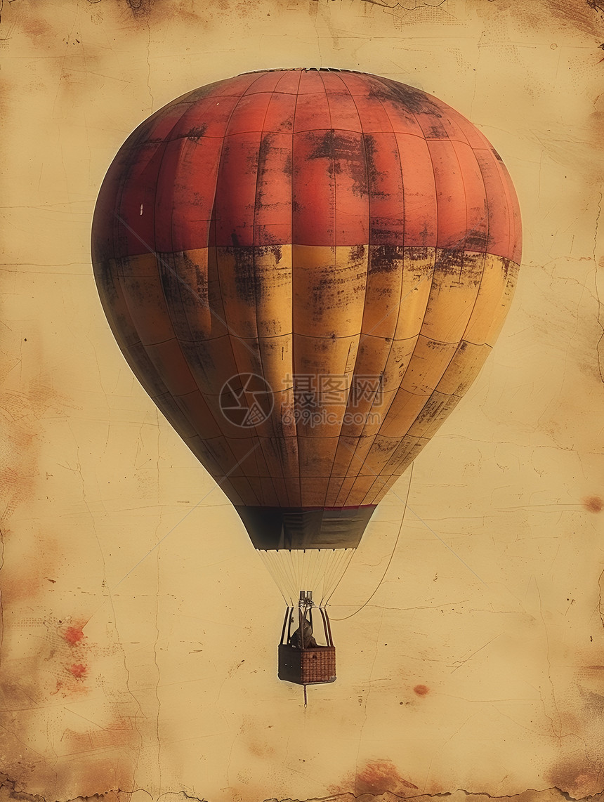 复古的热气球图片