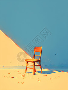 阳光下的木椅背景图片