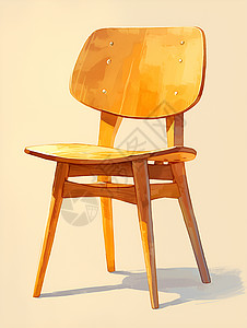 阳光映照下的木椅背景图片