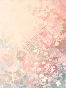 粉色的迷人花朵背景图片