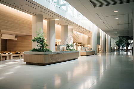 商务办公大厅现代化企业的商务办公环境背景