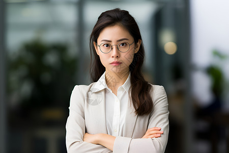 戴眼镜西装哥戴眼镜的女子背景