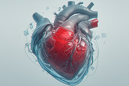 医疗展示展示的心脏插画插画