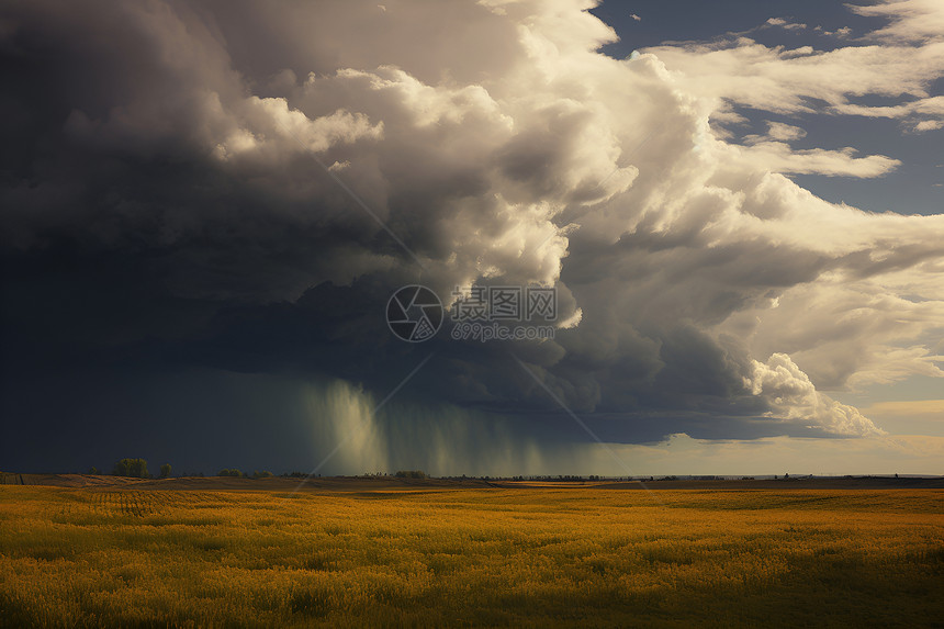 草原上的风暴图片
