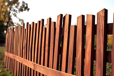 木质围栏木板条素材高清图片