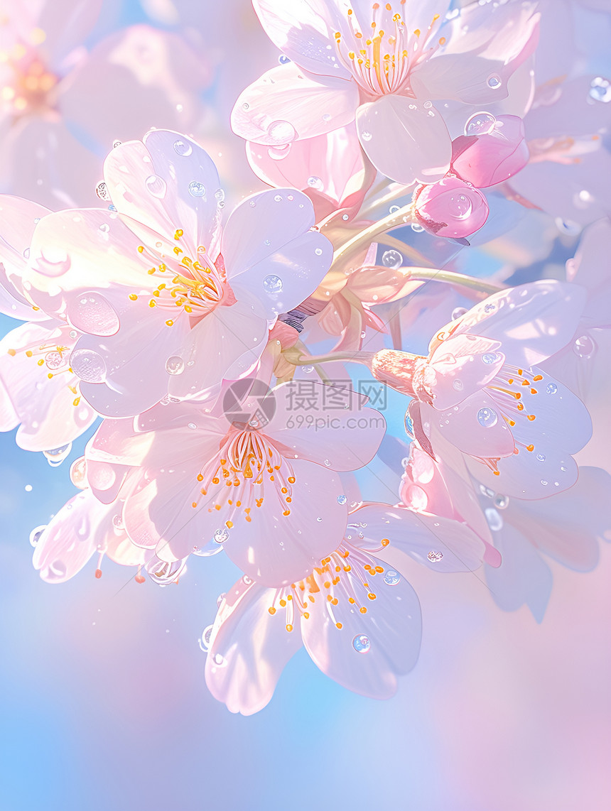 春天的樱花的美丽图片