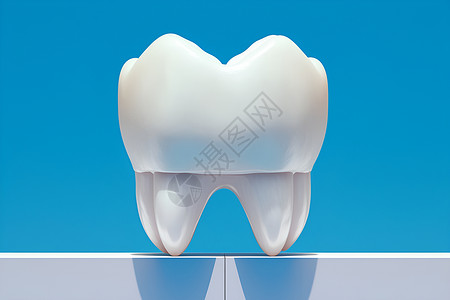 医疗牙齿设计的立体牙齿插画插画