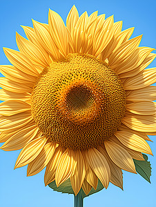 一朵漂亮的太阳花背景图片