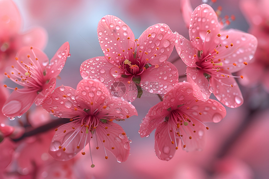 美丽的樱花盛开图片
