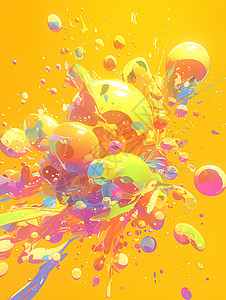 色彩中的气球背景图片