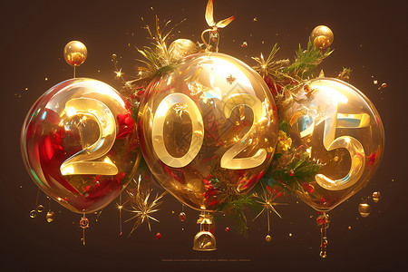 2025年新年庆祝会背景图片