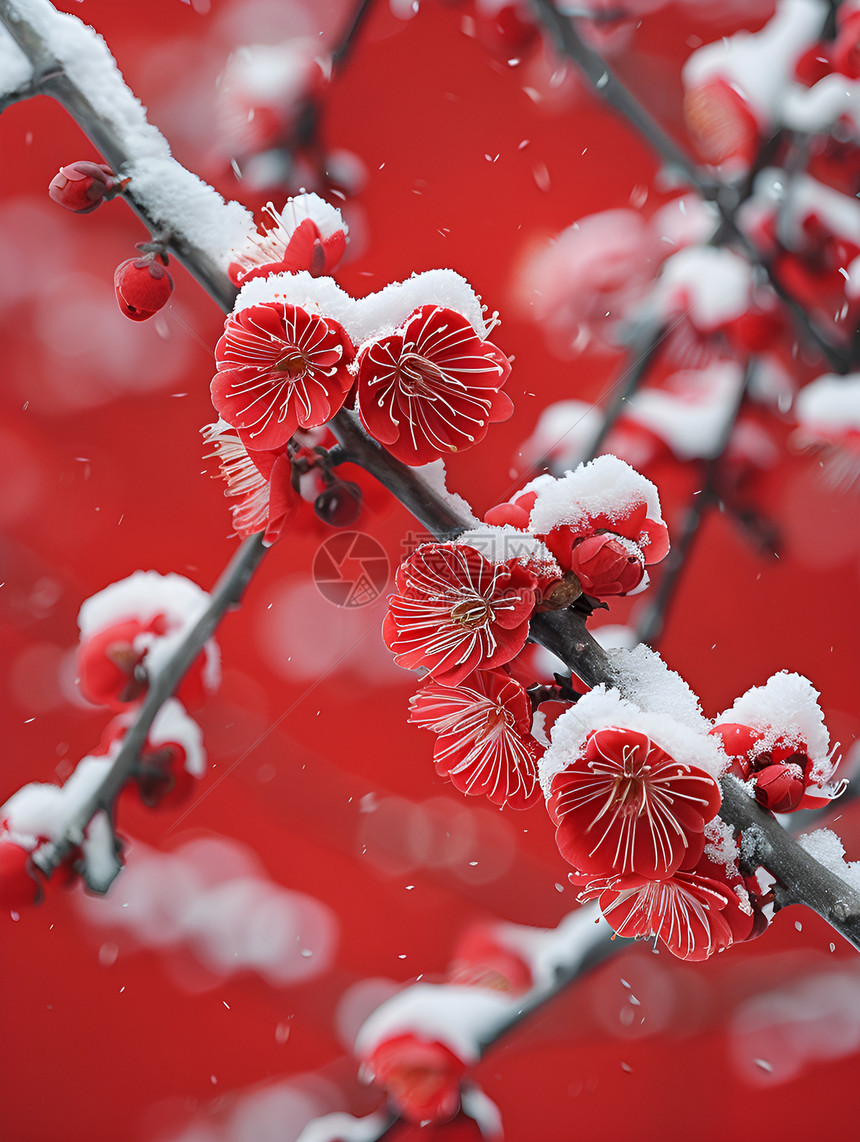 冬日禁城雪景图片