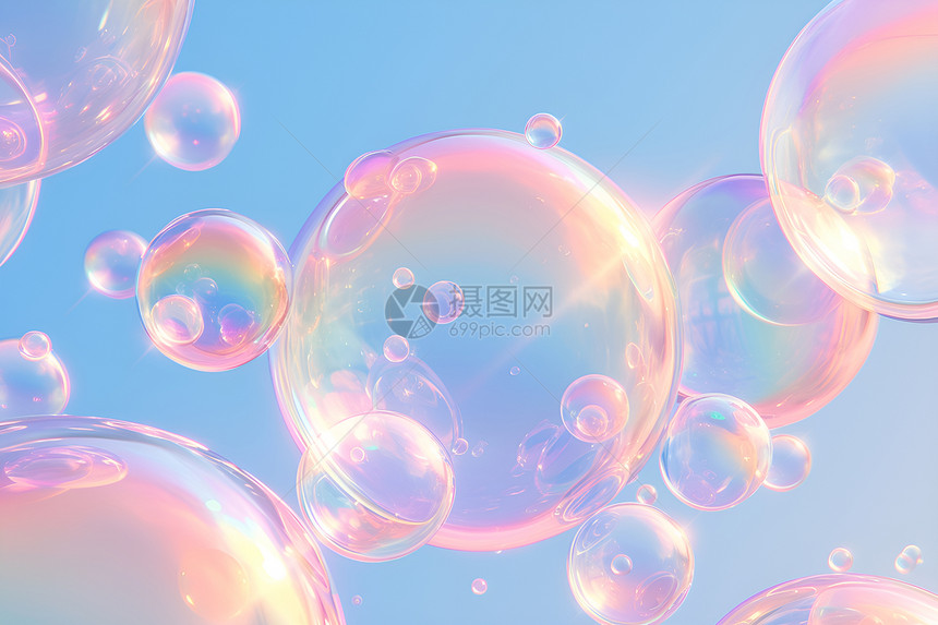 奇幻美丽的泡泡图片