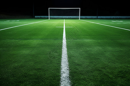 足球线条绿色的足球场背景