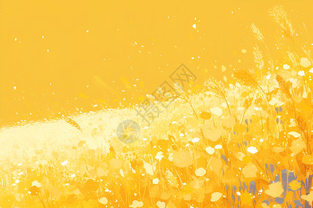 金色的穗子背景图片