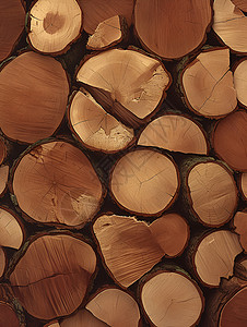 摆放整齐的木材摆放整齐的木头背景