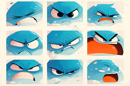 愤怒的小鸟愤怒小鸟表情包插画