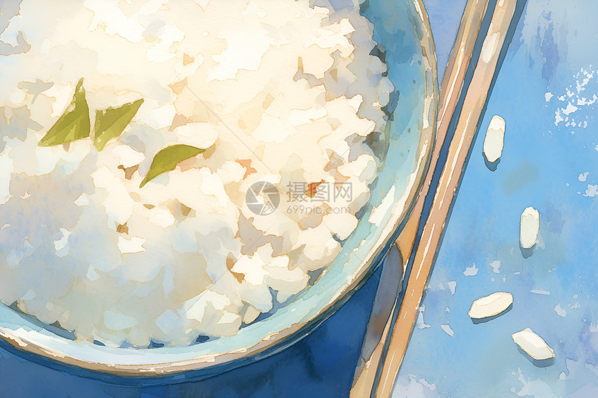 美味的米饭图片