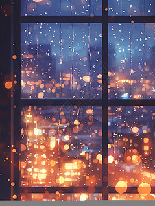 夜雨倾城雨滴倾城高清图片