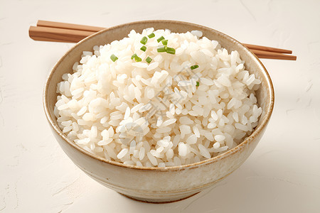 植物性食物白色米饭插画