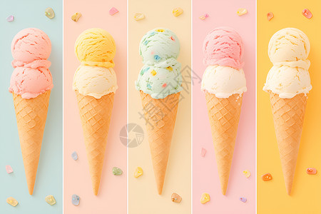 甜蜜的冰淇淋高清图片