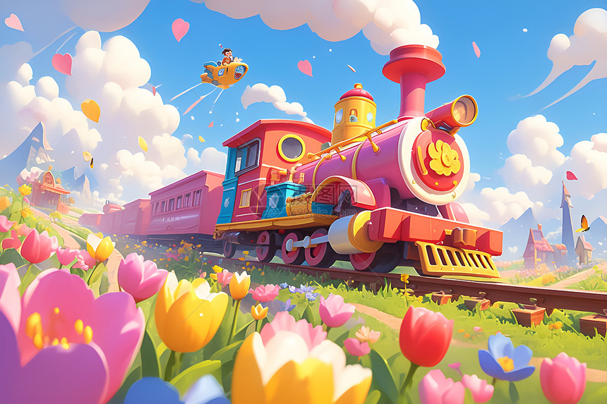梦幻火车的童话之旅图片