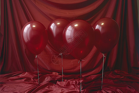 红气球的奇妙幻境背景图片