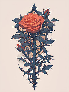 艳丽的玫瑰花背景图片