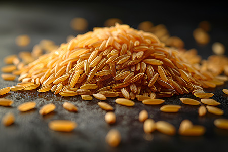 金黄稻子一堆金黄的稻子背景