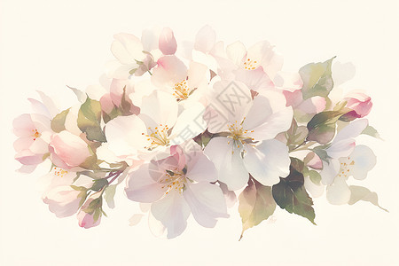 绚丽的樱花背景图片