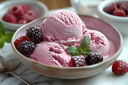 水果冰淇淋背景图片