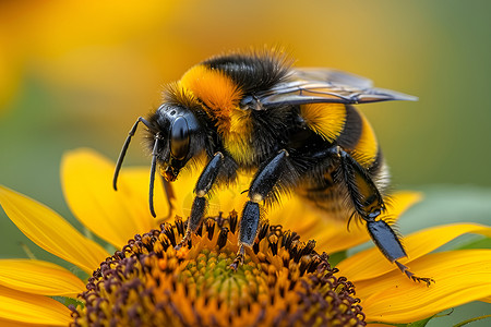 繁忙的蜜蜂背景图片