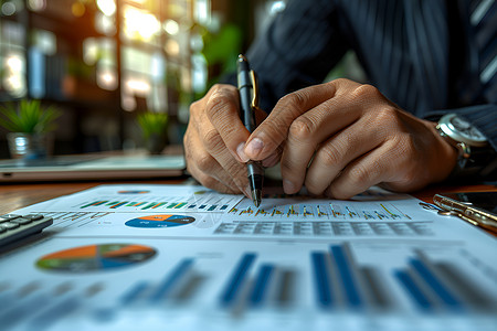 数据报告图财务分析与报告背景