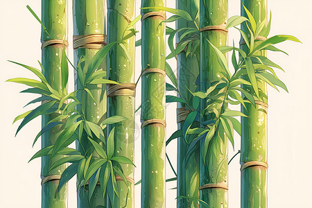 简洁的竹子背景图片