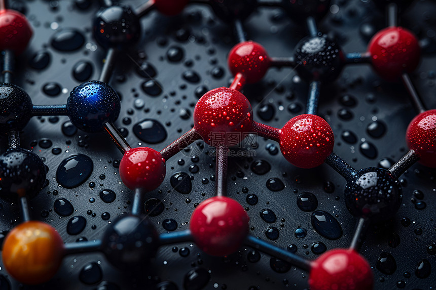 简单分子结构模型图片