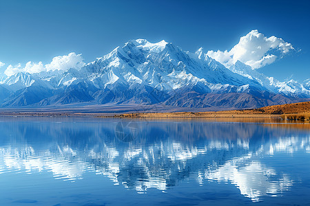 清澈湖水清澈的青海湖背景