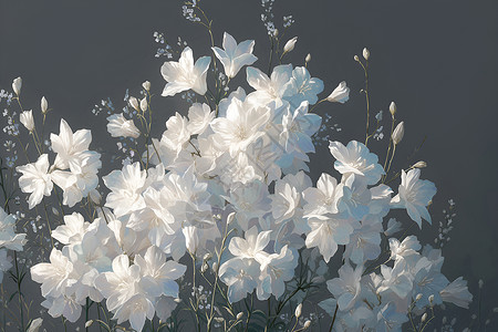 白色花海白花装饰设计图片