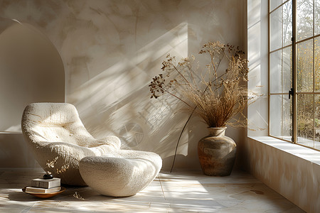 沙发温馨住宅室内的沙发设计图片