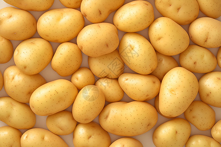 马铃薯楔新鲜土豆堆背景