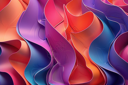 柔和桃色一幅缤纷色彩的抽象背景设计图片