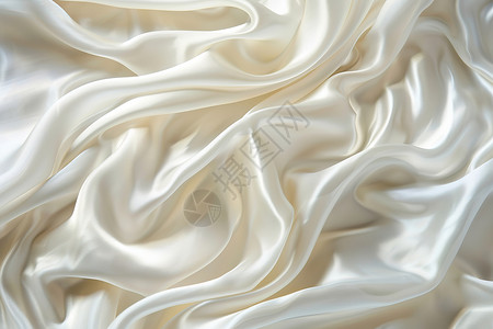 化纤布料白色丝绸布料背景