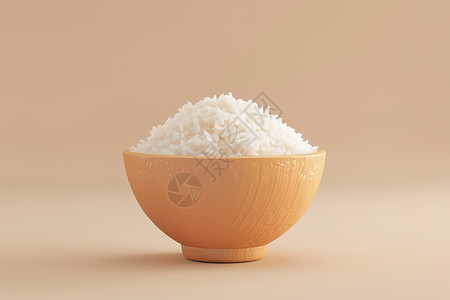 一碗米饭插画