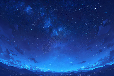 广袤的星空背景图片